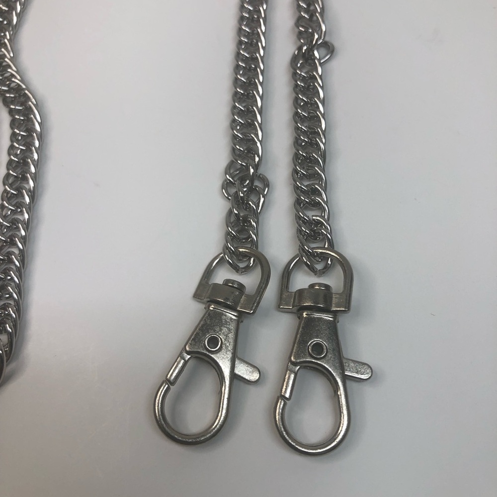 Silver Chain Strap with Lobster Clasps - Silver 47’ - Picture 2 of 4